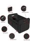 Borich Useful Design Black Color Oxford Polyester Foldable and Collapsible Trunk Organizer - 4