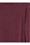 Lcw Everyday Mürdüm Soft Touch Oversize Women's Sweatshirt Tunic - 6
