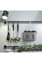 Plastic Hanging Shower Caddy Basket, Grey Portable Shower Organizer with Hooks, Space-Saving - 6