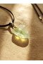 Fluorite Natural Stone Leather Cord Necklace - 2