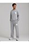Shark Printed Men's Tube-Collar Sweatshirt and Pants Track Suit