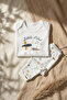 Little Pilot Series 100% Organic Cotton Baby Boy Top and Bottom Set - Long Sleeve Bodysuit and Patterned Jogger - 7