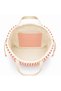 Coral |   Striped & Drawstring Beach and Pool Bag |   Large Volume Shoulder Bag (50X40 cm) - 3