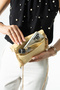 Yellow Wallet Bag with Chain Strap and Buckle Women's Crossbody Bag - 4