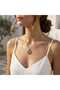 Steel Necklace with Sun Figure |   Round Charm Detailed Stainless Steel Necklace - 2