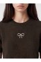 Timeless Clothing & Timeless Choices Zero Roba Collar Bow Embroidered Women's Knitwear Sweater - 3