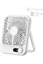USB Table Fan, Portable Fan, 100 Speed Wind Powerful with Variable Speed Knob, 180° Tilt Adjustable,