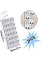 2 Pack White Over Door Shoe Organizer with 24 Mesh Pockets, Space Saving Hanging Storage Rack for Cl - 7