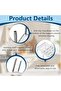 Expandable Cabinet Shelf Organizer, 2Pcs Adjustable Stackable Kitchen Storage Rack for Pantry, Spice - 3