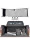 Vehicle Trunk Organizer Solution, 130x45cm Elastic Cargo Net for Pickup and SUV, Complete Kit with M