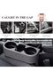 Car Cup Holder, Auto Cup Drink Holders, Leather Multifunctional Vehicle Front Seat Crevice Organizer - 7
