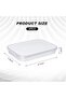 4 Pack BPA-Free Fridge Organizer Bins, Stackable Lidded Food Storage Containers, Freezer Safe Tray f - 7