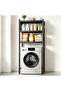 Carbon Steel Washing Machine Storage Rack with Movable Leveling Feet - 8