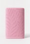 La Notte Flora Queen Velvet Shower Towel Pink 70X150 cm - 4