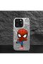 Samsung Galaxy A05 Compatible Spider Man Patterned Silicone Edge Hard Back Case Couple Phone Case - 5