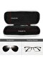 Glasses case, tactical shockproof protective case, portable glasses case, with belt clip, 2-pack - 4