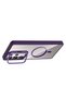 Galaxy S25 Ultra Case with Camera Stand, Magsafe Compatible, Transparent Back, Silicone - 4