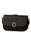 Women's Buckle Leather Crossbody Shoulder Bag - 2