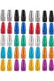 Bicycle valve caps, 40 colors, French style dust caps, aluminum alloy, mountain bikes, road bikes, 10 colors.