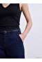 Lcw Jeans Belted Carrot Fit Women's Jean Trousers - 3