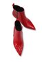 Rhea Flora Women's Pointed Toe Heeled Boots 0012415 3D Printed Red - 3