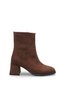 Luna Viven Women's Heeled Boots 0012851 Brown Suede - 7
