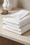La Notte Pirinç Knitted 100% Cotton 50X85 Towel Cream - 3