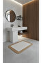Jute Plush Non-Slip Base Washable Bathroom Kitchen Door Mat 40X60 cm - 3