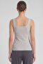 Egyptian Women's Camisole Backless Strappy Tshirt Gray Melange - 2