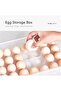 Egg Trays Clear 34-Grid Egg Storage Box | Refrigerator egg organizer for safe, tidy storage - 7