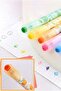 Fruit Scented 6-Piece Felt-Tip Pens, with Cut Tips, for School and Students - 3