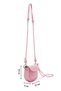 Mino Women's Mini Crossbody Bag with Adjustable Knot Detail Strap and Ankle Accessory, Pink - 2