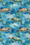 Blue Ocean Sea Creatures Patterned 70X150 Beach Towel - Digital Printed Bath Towel - 2