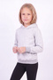 Girl's Basic Plain Kangaroo Pocket Hooded Sweatshirt - 3