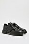 Solaman Model Genuine Combination Leather Imported Sole Sneaker Shoes