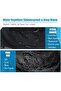 Winter earflap hat nylon waterproof faux fur lined black. - 3