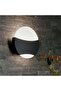 Round Black Aluminum Wall Light C 3158 - 2