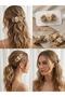 Flowered 2-Piece Alligator Clip with Crocodile Clasp (Bc-1307) - 5