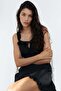 Ruffled crêpe dress