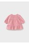 Newborn Baby Girl Ribbed Knit Dress - 3