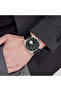 Men's Stainless Steel Watch, Black Leather Band | Trnda45mm - 2