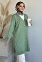 Mint Patterned Front Buttoned Hijab Knitwear Cardigan (Available in M-L-Xl)