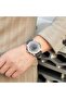 Men's Stainless Steel Watch, Blue Leather Band | Trn43mm - 2