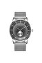 Men's Stainless Steel Watch, Silver Mesh Band | Trnda-43mm