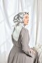 Twill Silk Scarf Bloom White - 4