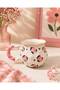 Pink Leopard Patterned Handmade Ceramic Mug |   Decorative Gift Mug