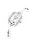 Women's Analog White Mop Dial Watch - LC08353.320 - 2