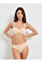 Beige Padded Non Wired Regular Bra - 2