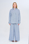 Women's Classic Collar Buttoned Solid Color Casual Shirt - 3