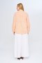 Women's Chinese Collar Crossed Buttoned Long Sleeve Shirt - 5
